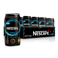 雀巢咖啡(Nescafe) 轻甜黑咖啡 即饮咖啡饮料210ml*16罐