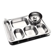 不锈钢快餐盆(好)