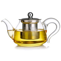 金镶玉 玻璃茶具套装如意壶500ml+茶具套装ml+茶具套装