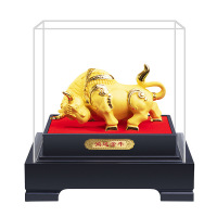 2021绒沙金牛摆件 中号 16个起购