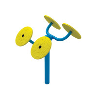 会军(Huijun)-HJ-W083-太极轮肩关节训练器室外健身器材广场小区太极揉推器户外健身路径