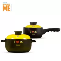 DESPICABLE ME MINION MADE神偷奶爸小黄人陶瓷耐热锅具两件套MN-JTCT08-2