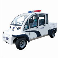 翱毓(aoyu)双排电动皮卡巡逻车XL0405四轮全封闭电动巡逻车