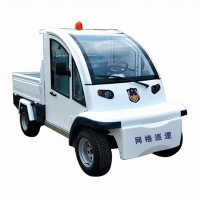 翱毓(aoyu)单排电动皮卡巡逻车XL0203四轮全封闭电动巡逻车