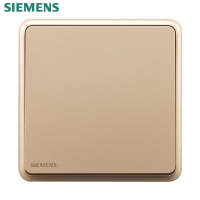 西门子开关插座面板 灵蕴系列日曜金色插座产品86型墙壁开关 一开多控(中途开关)