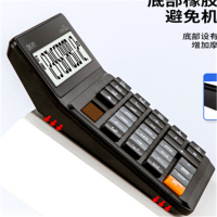 双电源桌面计算器 12位宽屏财务计算器