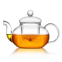 金镶玉 高硼硅加厚耐高温功夫茶具 花茶壶650ml