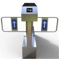 门禁系统 摆闸-立式双机芯 不含安装