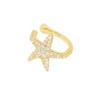 APM MONACO星星海星耳夹无耳洞女耳扣个性设计感夏日可夹耳环银饰 AE12537OXY金黄色