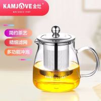 金灶(KAMJOVE)A-03 泡茶壶茶道杯飘逸杯耐热玻璃杯500ml办公杯 DMS