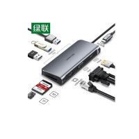 绿联USB-C多功能扩展坞(9合一)