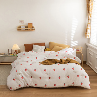 俏庭-全棉冬被/夏日草莓白