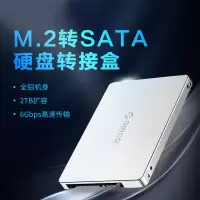 rico/奥睿科 M.2/NGFF 2242/2280转SATA硬盘转接盒固态移动硬盘盒 银色 M2TS 银色