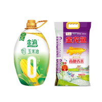 金龙鱼零反玉米油5L+南粳香米5KG(91)