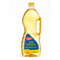 洛克莱系列幸运线葵花籽油乌克兰原装原瓶进口葵花籽油1.8L*2桶装