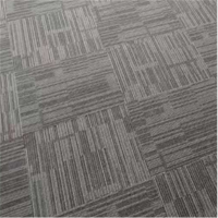 丙纶PVC提花地毯 黑灰密条纹 单位:平方米