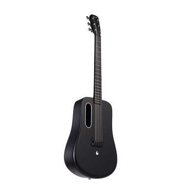拿火吉他 LAVA ME2拿火碳纤维二代单板民谣吉他联名款41寸旅行琴黑色原声款