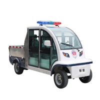 翱毓(aoyu)双排电动皮卡巡逻车XL4302四轮四座全封闭电动巡逻车