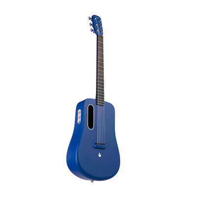 拿火吉他 LAVA ME2拿火碳纤维二代单板民谣吉他联名款36寸旅行琴蓝色加震款