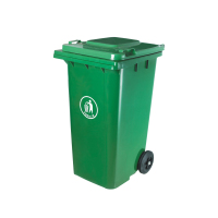 户外垃圾桶 环卫挂车塑料垃圾桶 绿色 240L