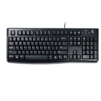 罗技(Logitech)K120 有线键盘 办公键盘 黑色