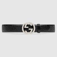 Gucci Signature皮革腰带