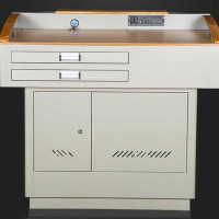 中伟(ZHONGWEI) 钢制多媒体讲台电教中控台演讲台老师讲台培训桌