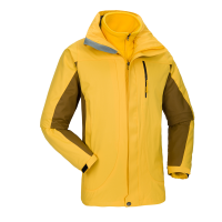 户外精品骆驼款连帽冲锋衣