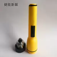 捷能新源 手电筒 节能户外塑料LED灯白光家用强光手电筒 单个装