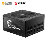 微星 (MSI) MPG A650GF 额定750W 全模组电脑电源