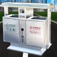 不锈钢户外垃圾桶 分类垃圾箱市政环卫果皮箱