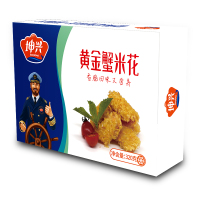 坤兴 黄金蟹米花320g*5盒 蟹肉油炸食品
