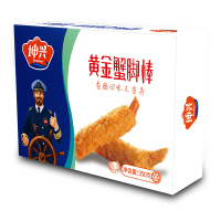 坤兴 黄金蟹脚棒350g*4盒 油炸食品