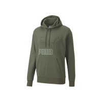 彪马 Puma 新款男子经典休闲印花抽绳卫衣Classics Logo Hoodie 59930064