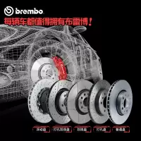 布雷博(brembo)后盘.打孔09.C660.11适配07-11款奔驰ML63 AMG 6.2L V8(对装)