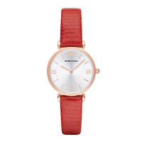 阿玛尼(EMPORIO ARMANI) 女士石英表休闲时尚优雅 百搭简约女士手表 AR1876