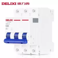德力西 小型断路器 规格:DZ47LS C型 3P 40A-DLX