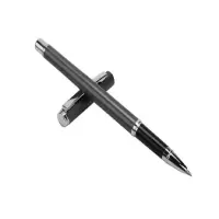 得力 S82 金属签字笔中性笔水笔 0.5mm (单位:支) 黑色 12支/盒