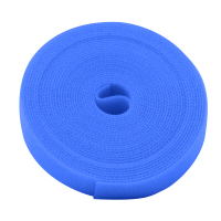 松纳 12mm-1m 魔术贴理线带扎带1米 1m*12mm 背靠背绑线带 收纳固定整理绕线带理线器捆线带蓝色