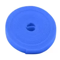 松纳 12mm-50m 魔术贴理线带扎带50米 50m*12mm 背靠背绑线带 收纳固定整理绕线带理线器捆线带蓝色