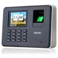 deli 得力3947 考勤机 指纹考勤 上班打卡器