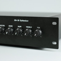 10路多功能有源会议话筒集线器带48V供电麦克风工程混音器合成器 6路