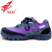 3537 登山鞋男徒步鞋春户外运动跑步爬山鞋防滑透气轻便耐磨休闲鞋 紫色 43