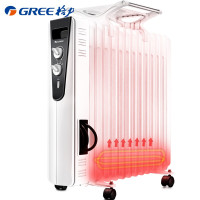 格力 (GREE)取暖器/电暖器/电暖气片家用宽片 电热油汀 NDY15-21-11