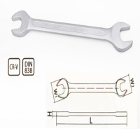 希恩凸筋双色高档德标开口扳手