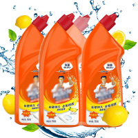 深层洁厕啫喱 柠檬草香洁厕液 洁厕灵 600g WMXS56 4瓶装