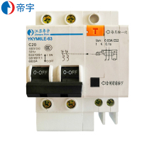 帝宇 YKYM6LE-63 2P 20A 微型漏电断路器(单位:只)