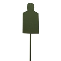 企购优品军训塑料靶杆通用型靶杆胸靶杆军绿色 2.0米