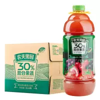 农夫果园30%番莓混合果蔬汁1.8L (6瓶)