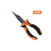 (五金工具) 百塔 尖嘴钳子工具工业级尖嘴钳多功能尖嘴钳6寸8寸断线钳五金工具200mm≈8寸